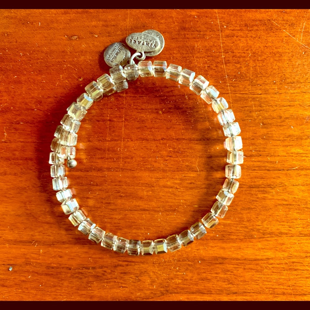 Alex & Ani silver beaded bracelet